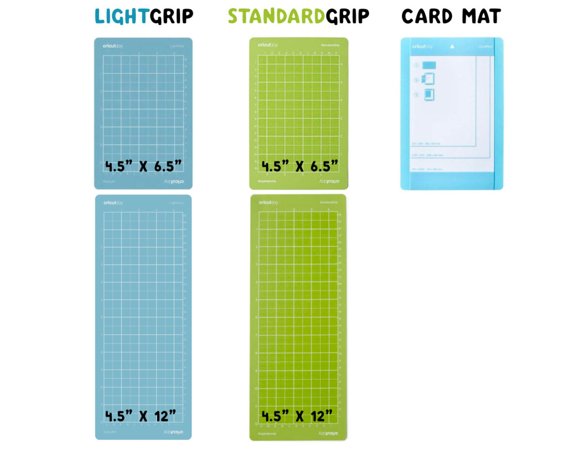 Cricut Joy Xtra Cutting Mat Bundle - StandardGrip and LightGrip, Green