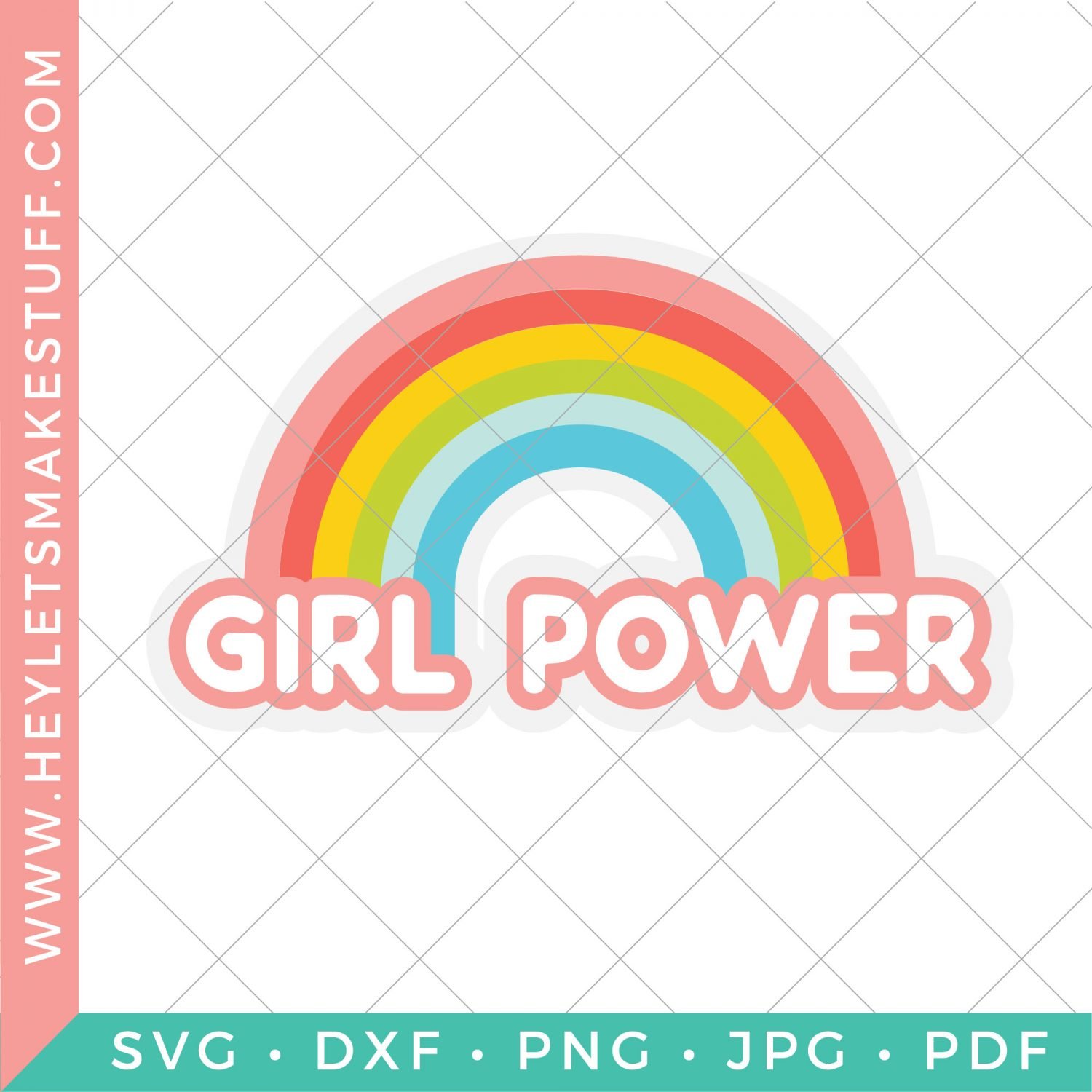 Girl Power security image for SVG