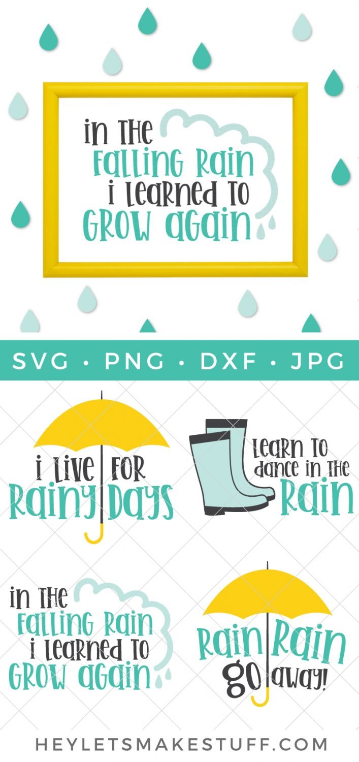Rain SVG Bundle Pin Image