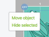 Cricut Design Space: Move Object command