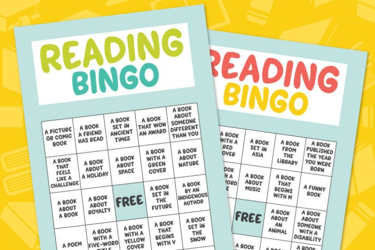 Free Printable Reading Bingo for Kids! - Hey, Let's Make Stuff