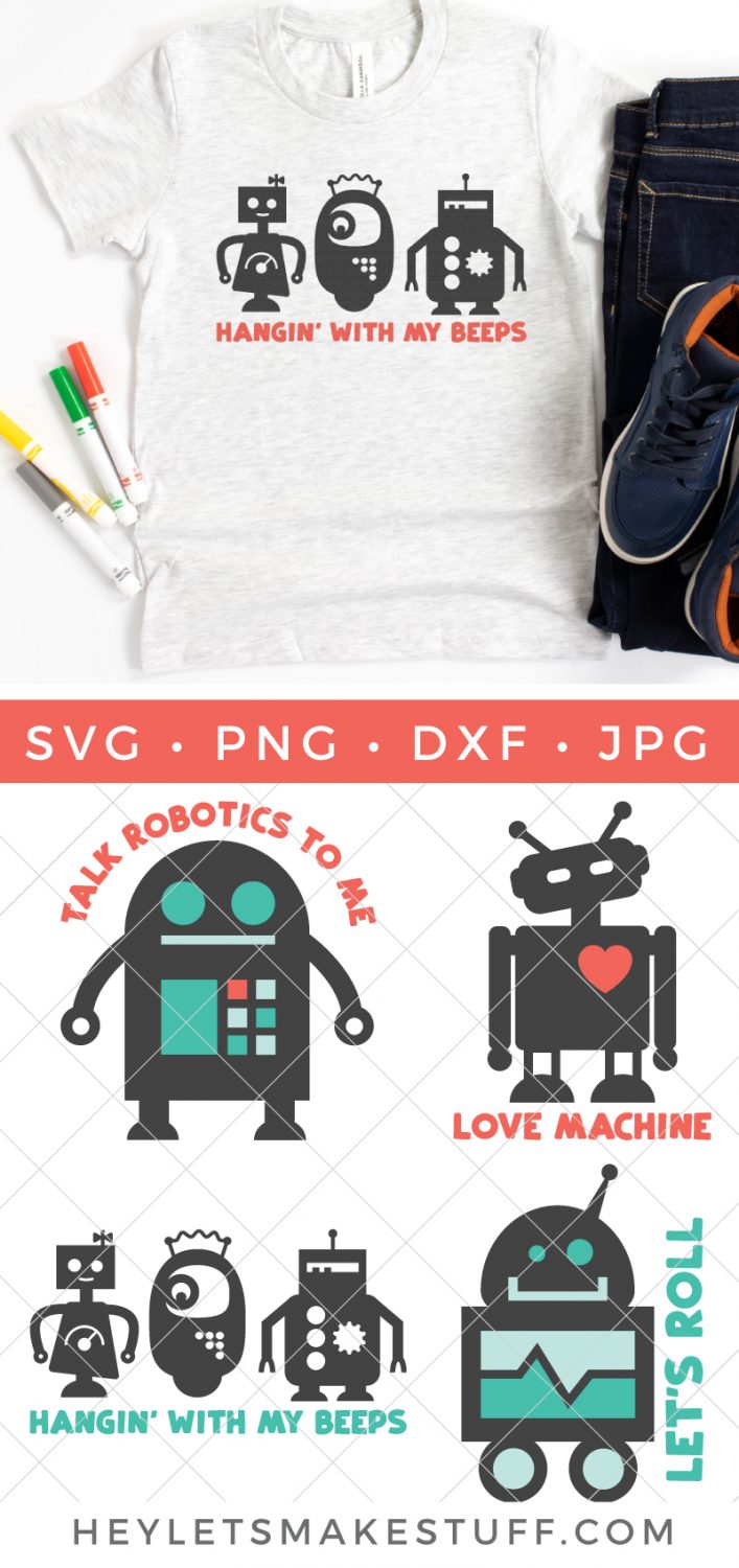 Robot SVG bundle pin image