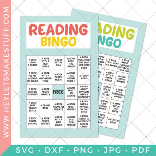 Free Printable Reading Bingo for Kids! - Hey, Let's Make Stuff