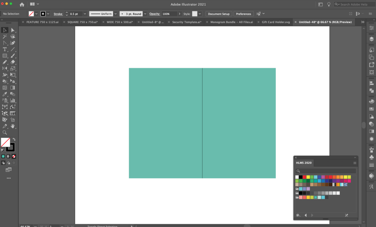 How to Create a Score Line in Illustrator for Cricut Projects - Hey ...