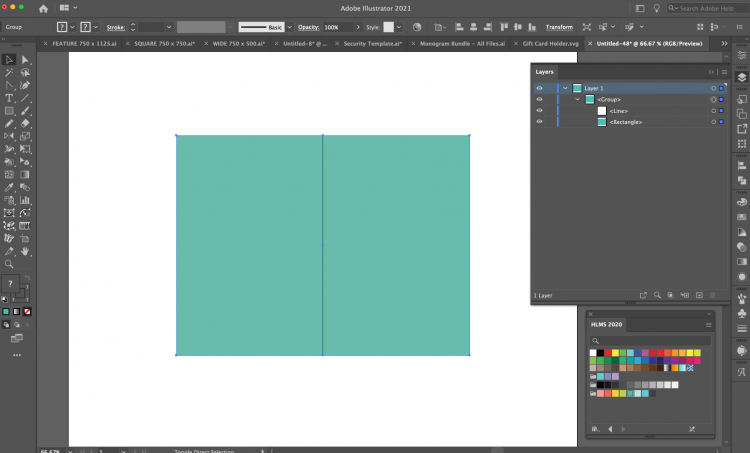 Adobe Illustrator: Open the Layers Panel