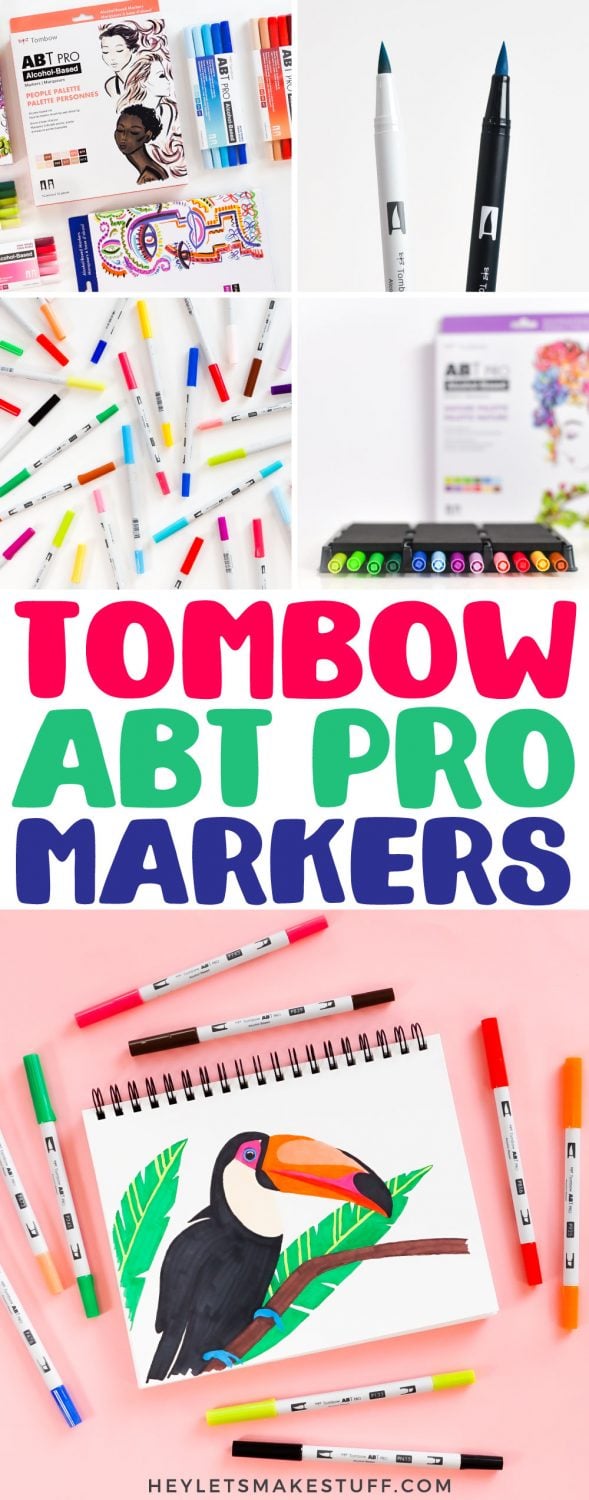 ABT PRO Alcohol Based Art Markers, Green Tones, 5-Pack