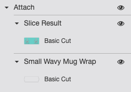 Cricut Design Space: Two layers attached