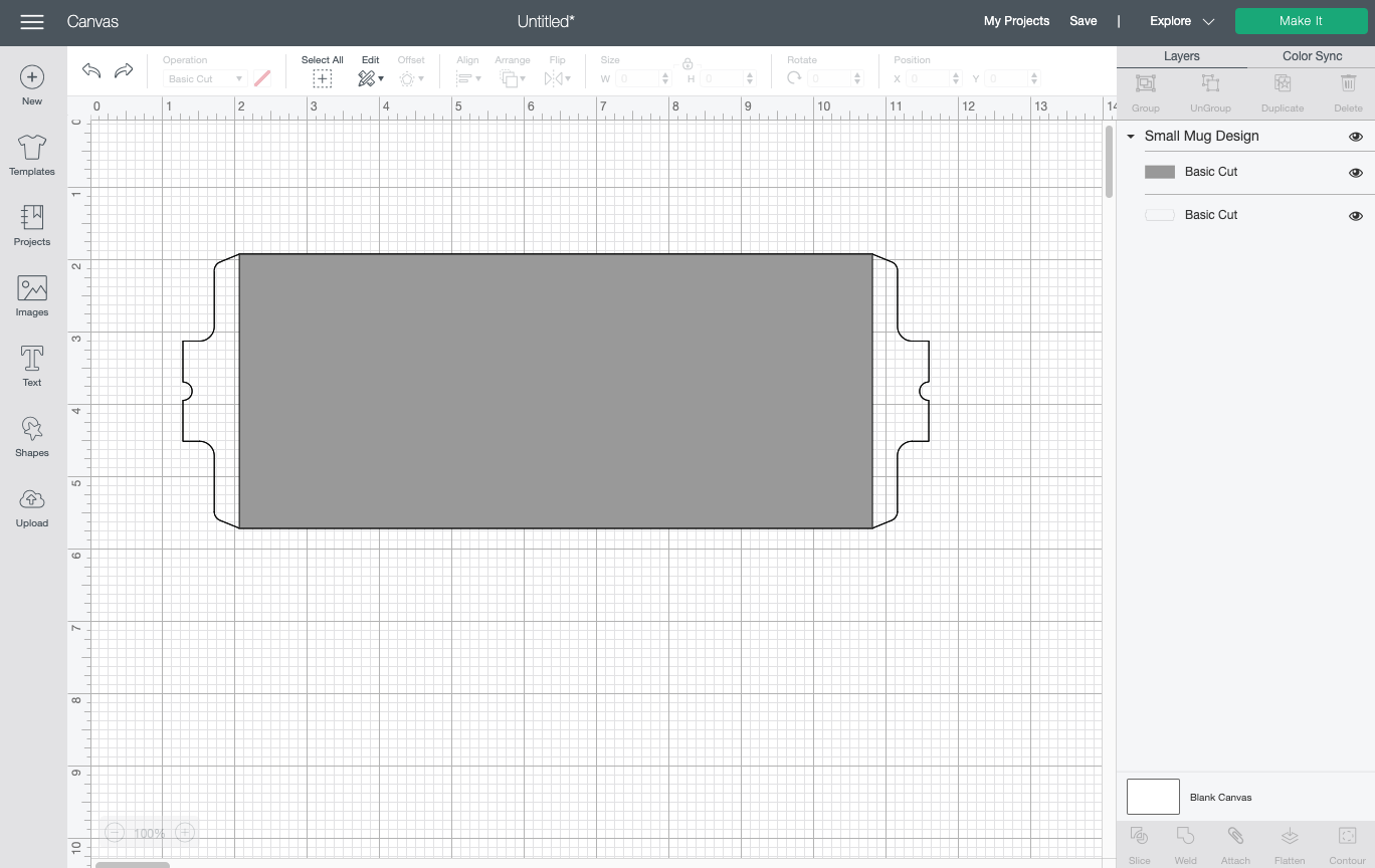 Cricut Mug Press Template 12oz and 15oz Mug Sizes