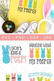 Image of Easter Peeps SVG Bundle
