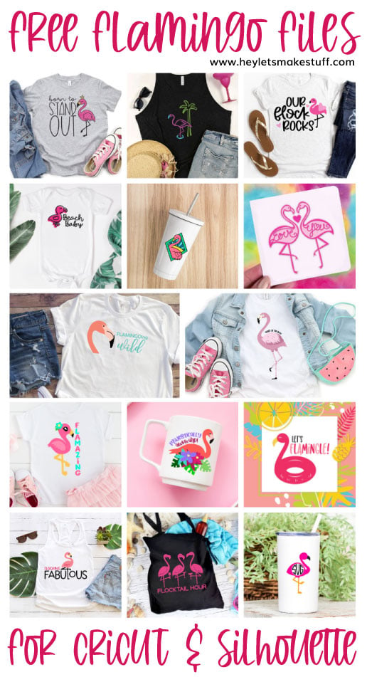 14 Free Flamingo SVG Files pin image