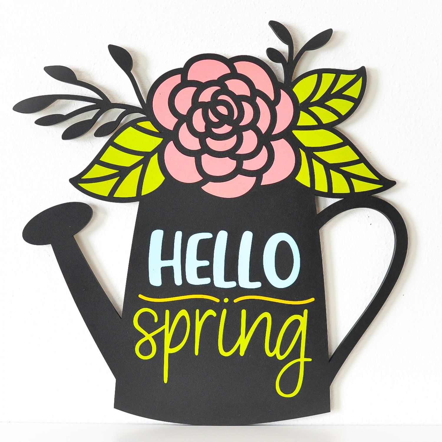Final Hello Spring Sign with bunny