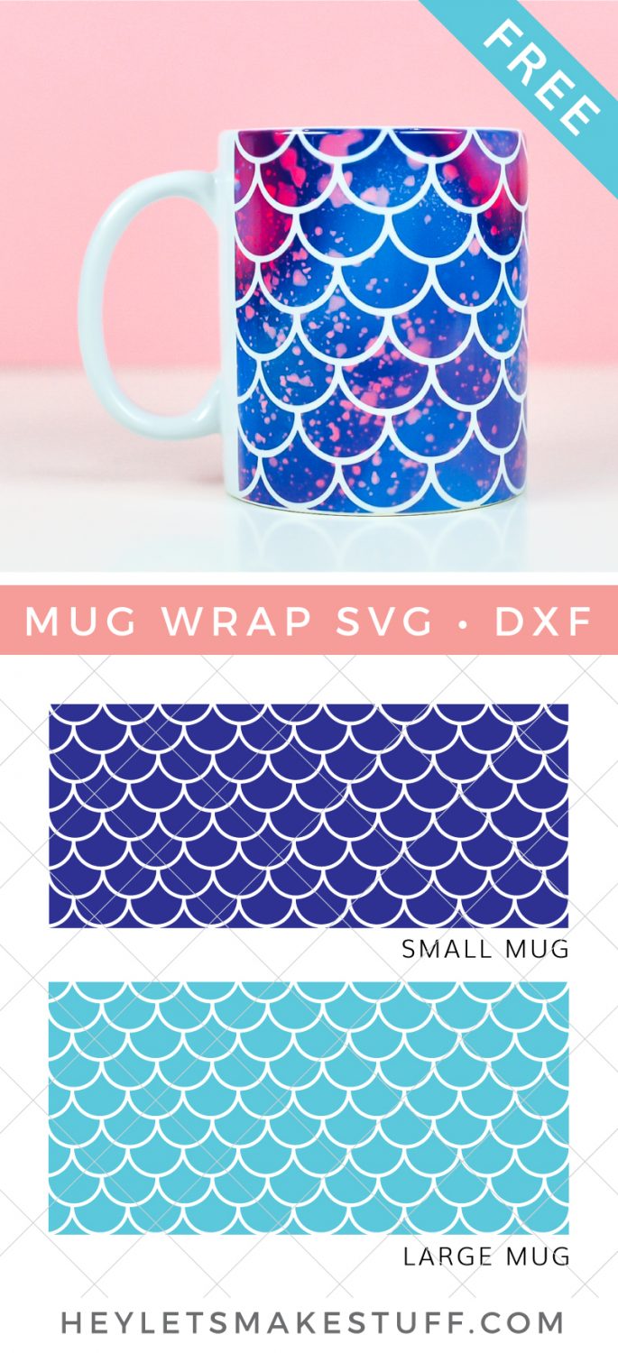 Download Mermaid Mug Wrap SVG + Free Mug Wrap Designs! - Hey, Let's ...