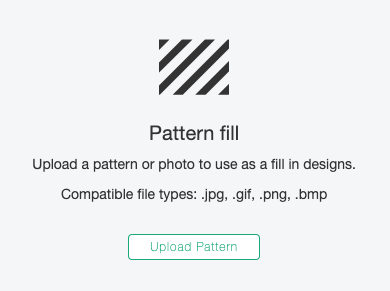 Cricut Design Space: Pattern Fill option