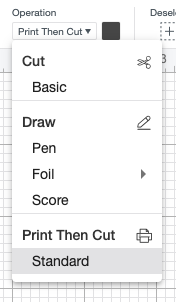 Cricut Design Space: Change heart shape to print then cut