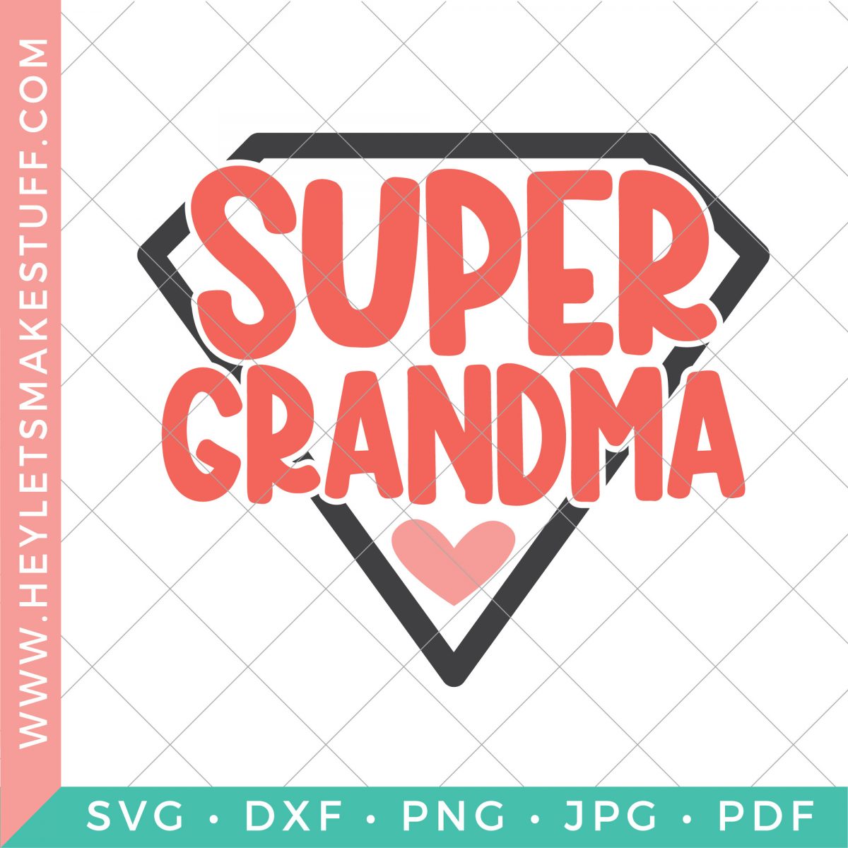 Super grandma on security background