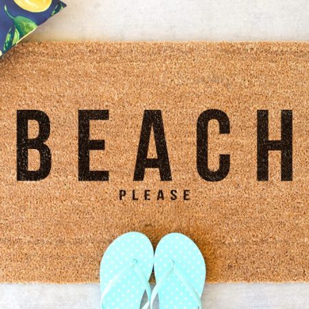 Beach Please Doormat - Kingston Crafts