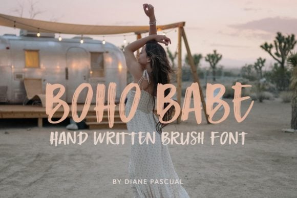 Boho Babe Font Image from Creative Fabrica