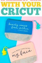 How to Make a Makeup Bag with a Cricut pin image