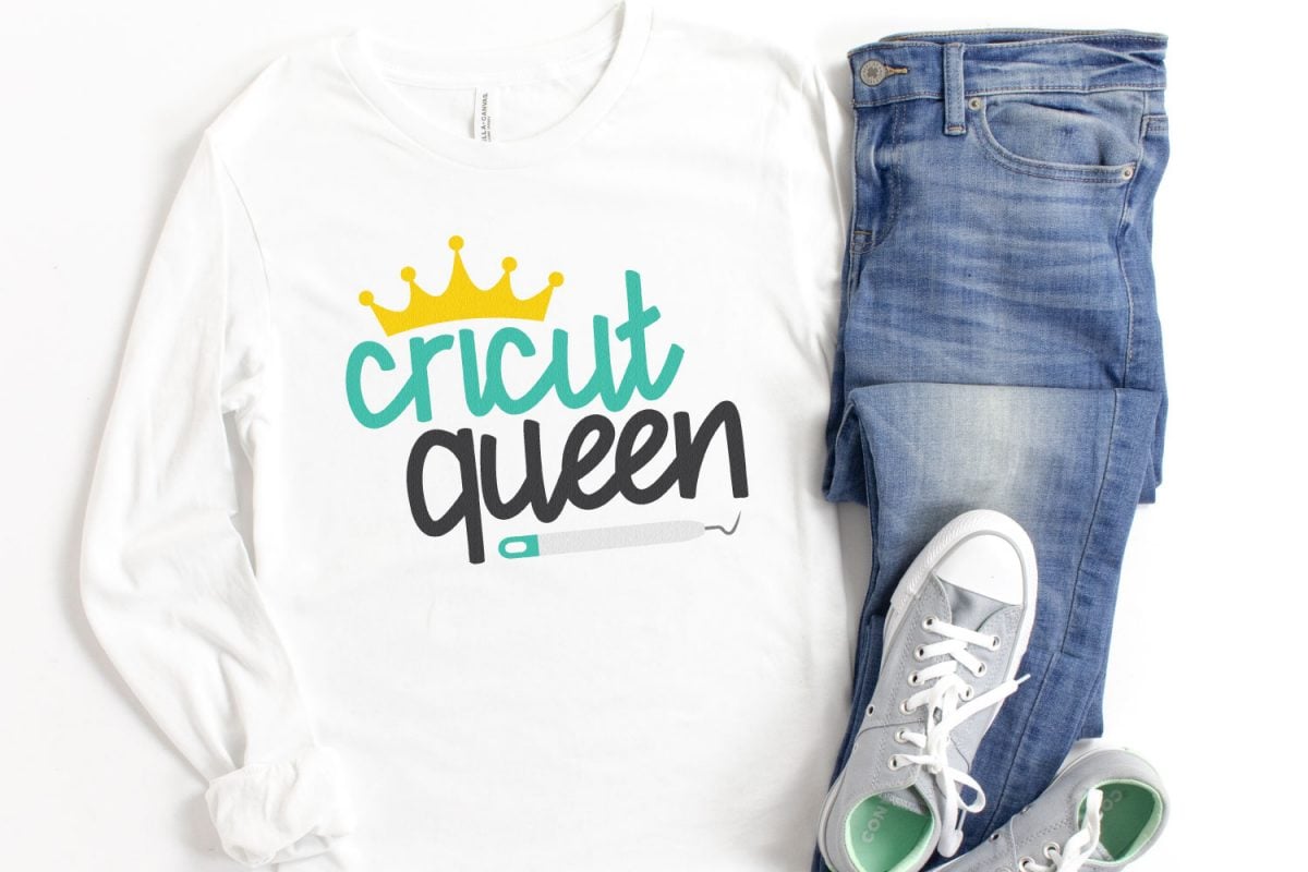 Cricut Queen SVG image