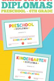 Free Printable Graduation Diplomas Pin Image