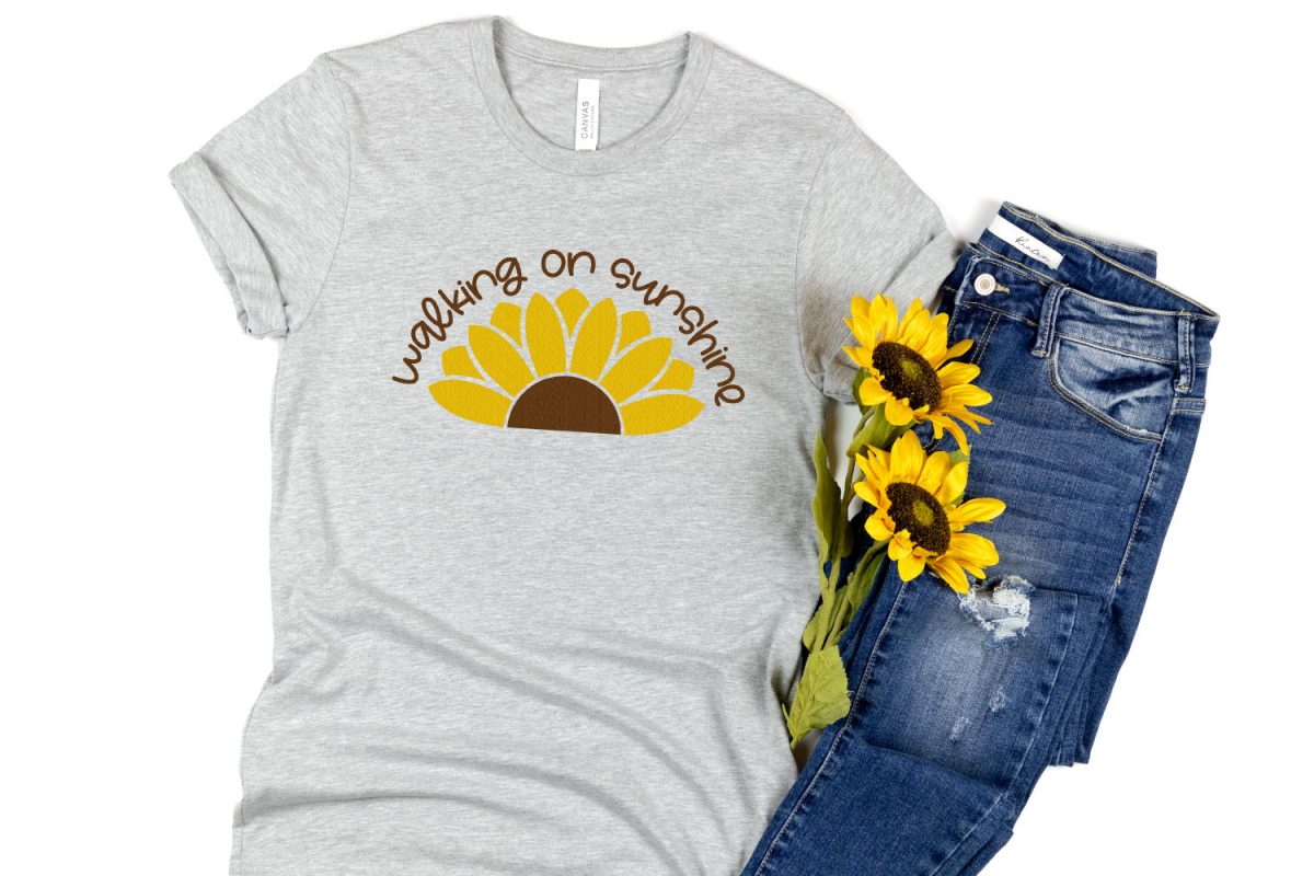 Walking on Sunshine SVG image