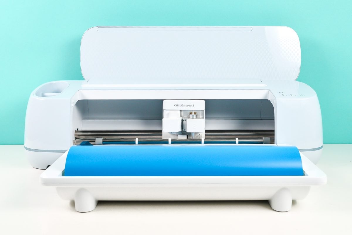 Cricut Maker 3 with Roll Holder attached