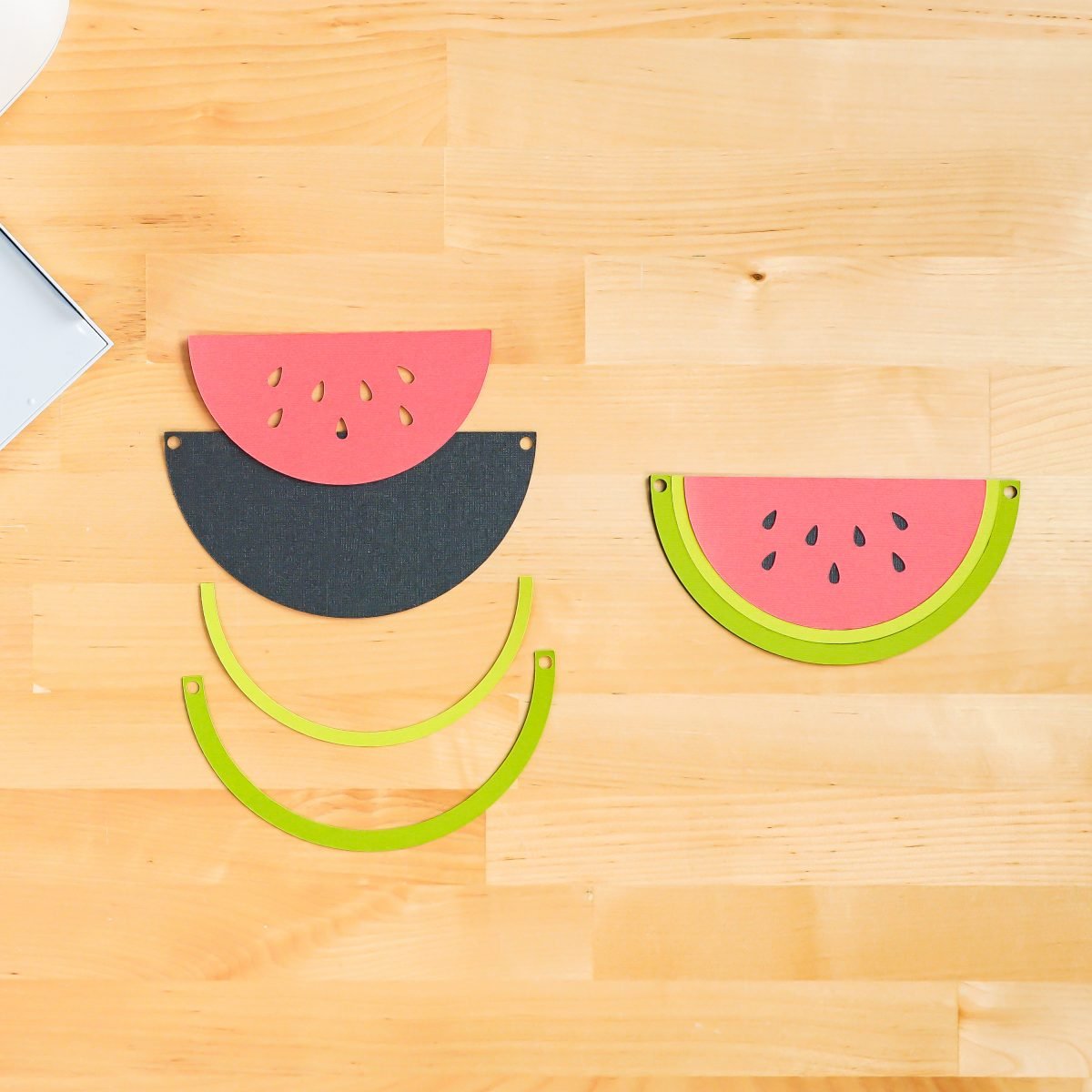 How to assemble the watermelon