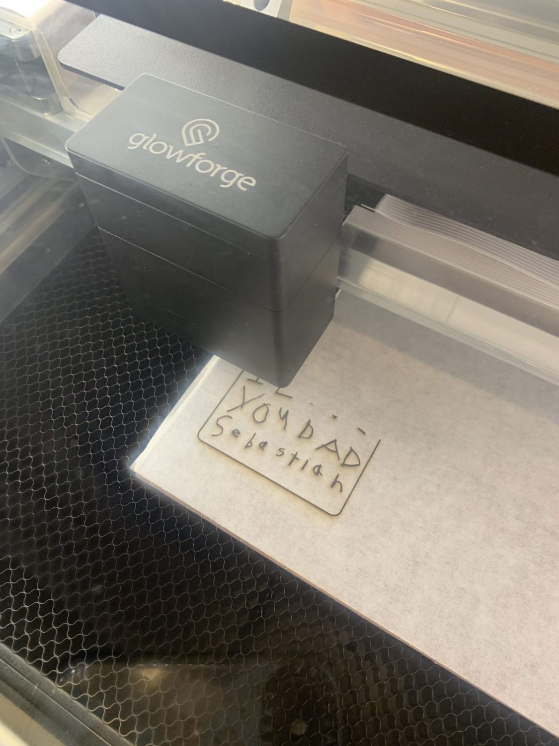 How to Use Your Glowforge Without the Crumb Tray - Caught by Design