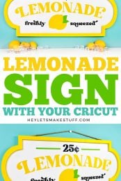 Lemonade stand sign pin image
