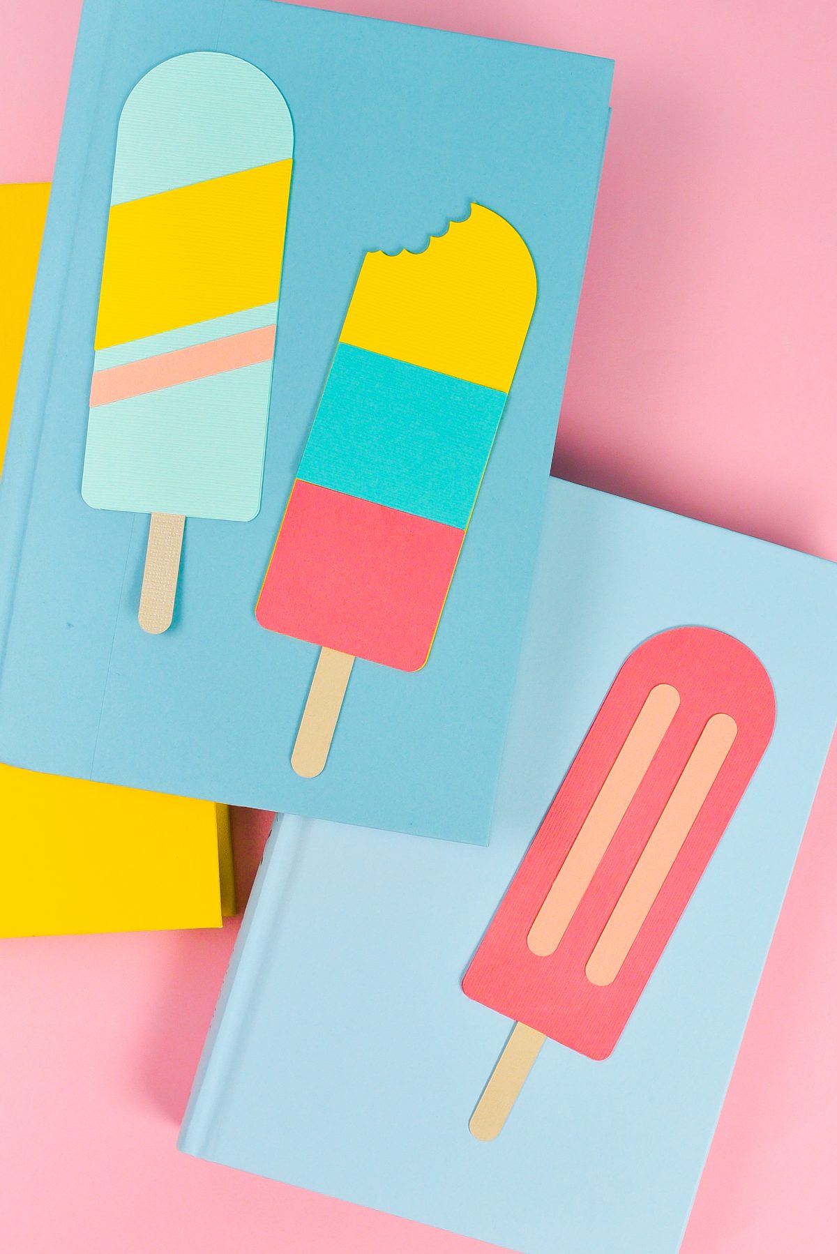 Easy Popsicle Stick Flower Bookmarks