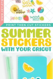 Cricut Summer Stickers Pin
