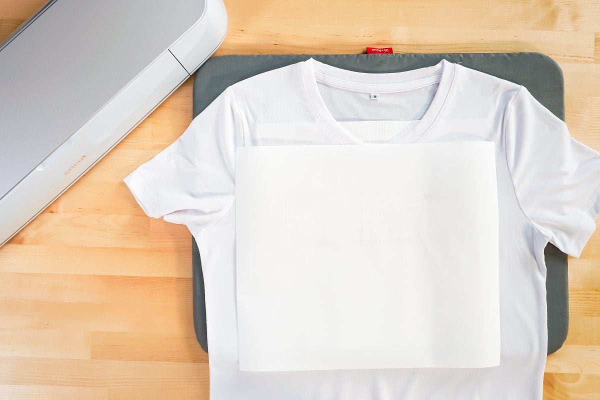 Butcher paper on shirt