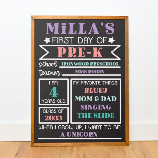 First Day of School Chalkboard SVG - Make Using Your Cricut!