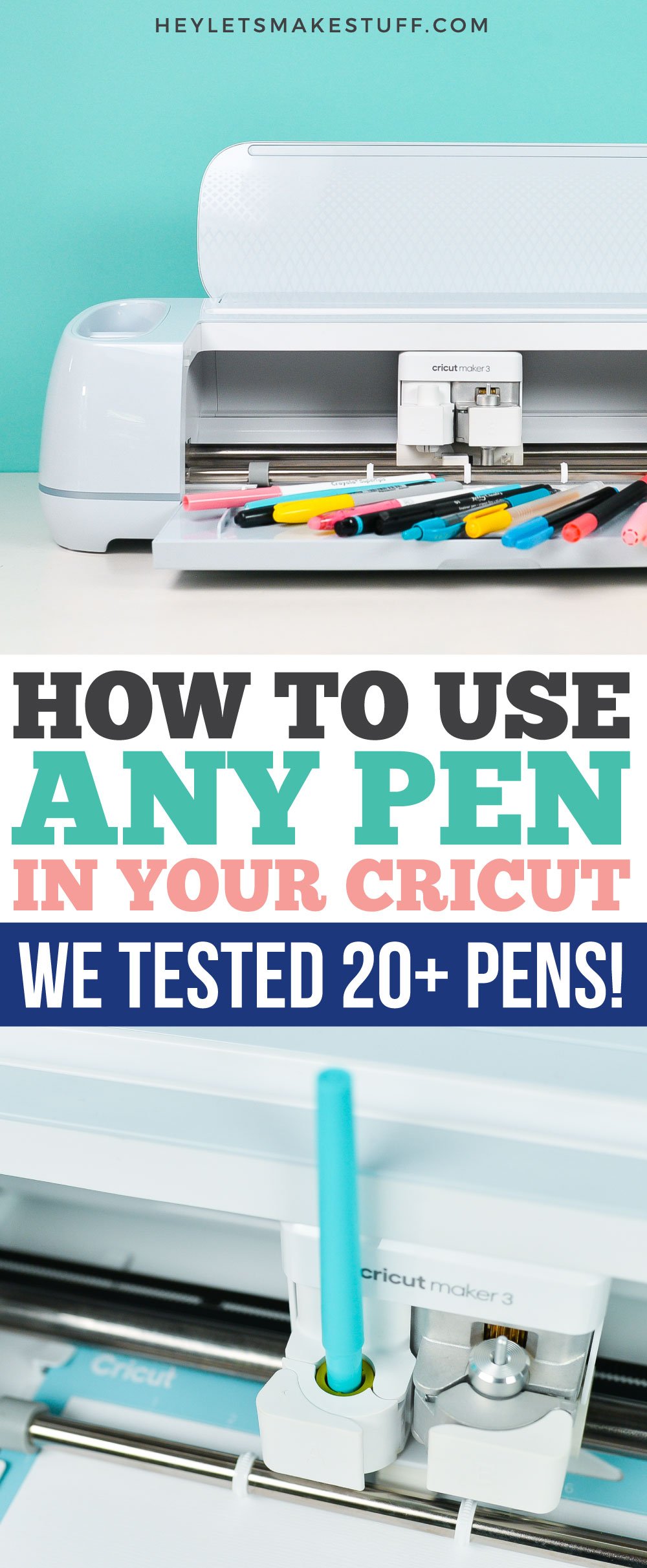 How to Use NonCricut Pens in your Cricut using Pen Adapters!