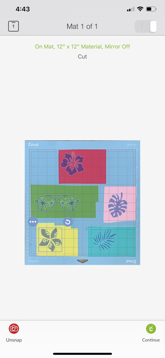 Use the SnapMat feature in Cricut Design Space to make it easier to use  scraps