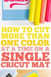How to Cut More than One Color on a Single Cricut Mat Pin Image