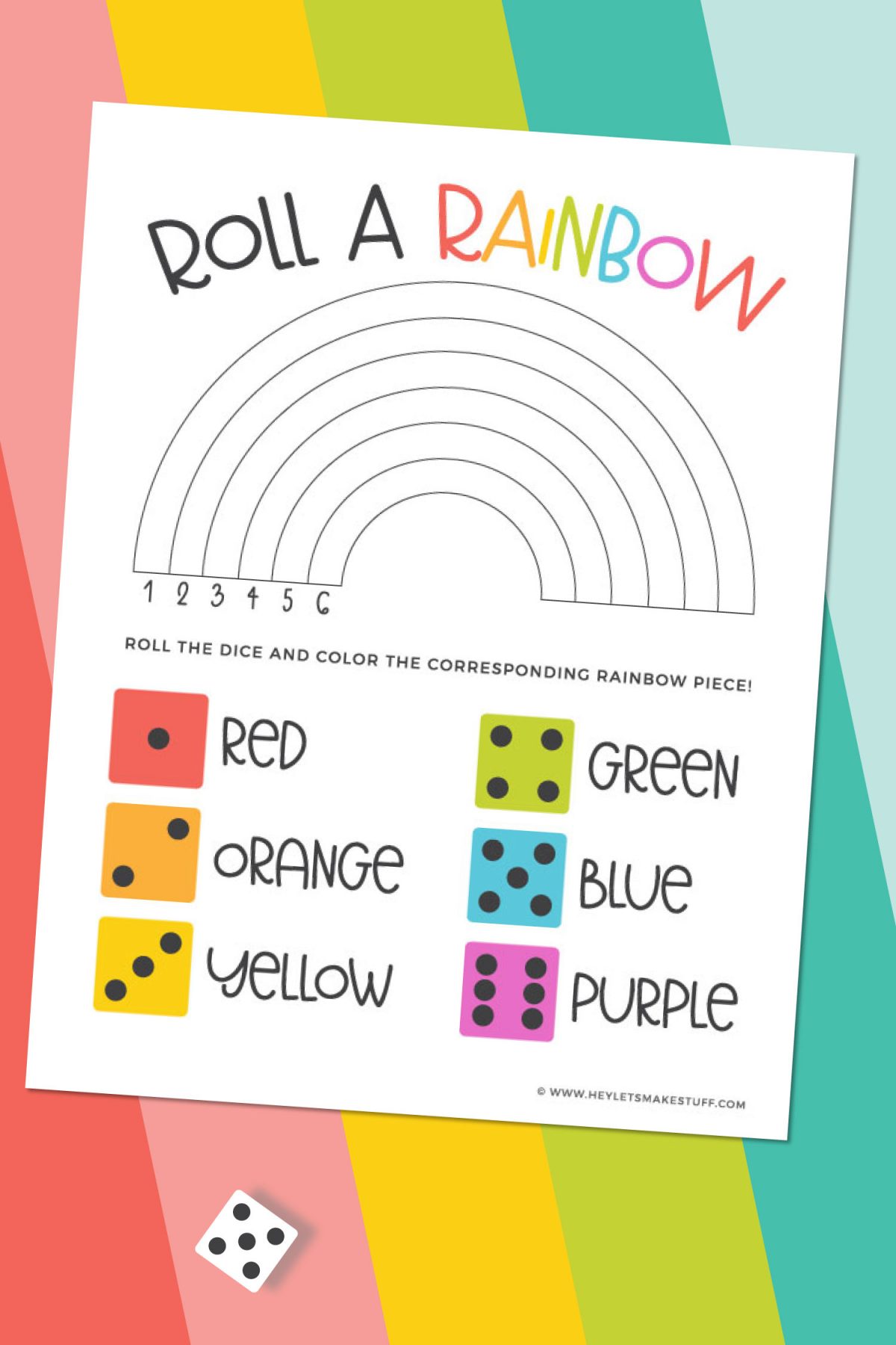 Learn The Colors Of The Rainbow With This Fun Printable