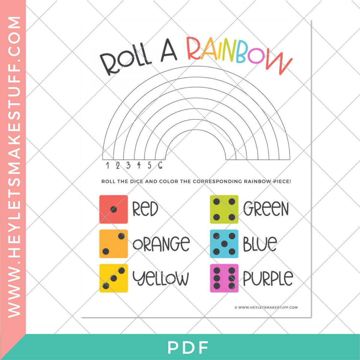 Free Printable Rainbow Sticker Sheets - Persia Lou