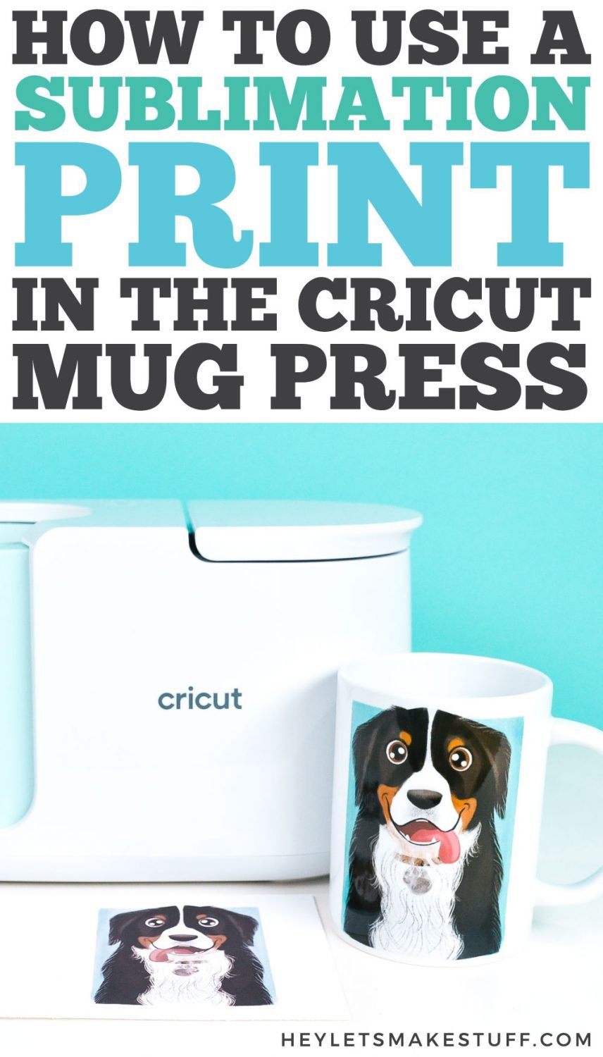 How to Use a Sublimation Print in the Cricut Mug Press pin