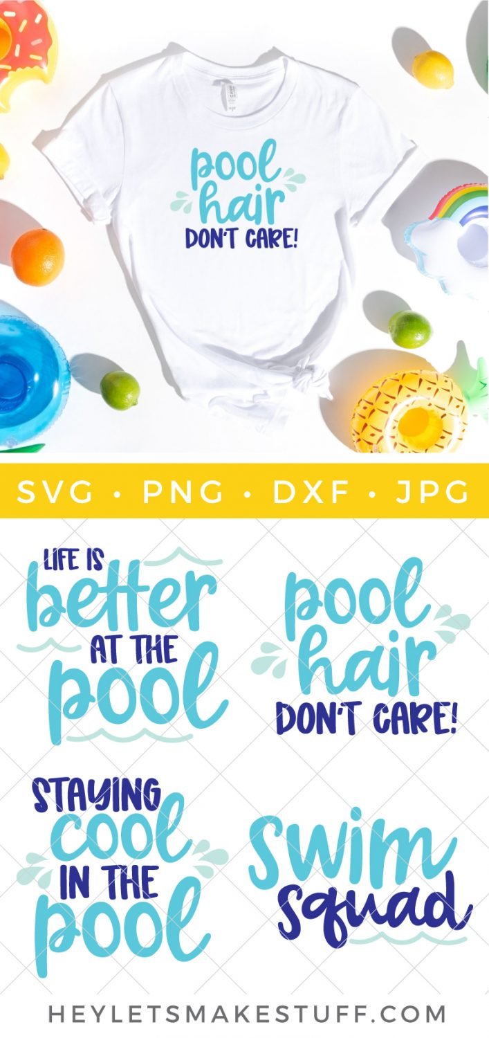 Swimming Pool SVG Bundle pin image