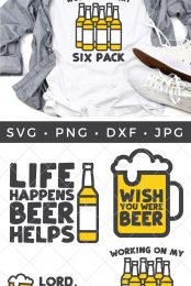 Beer SVG Files Pin Image