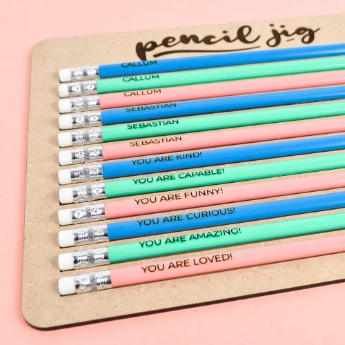 How to Engrave Pencils with a Hey, Let's Make Stuff