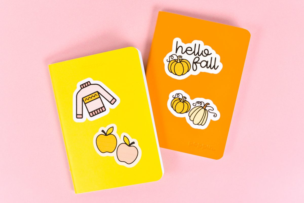 Cricut print then cut fall sticker image