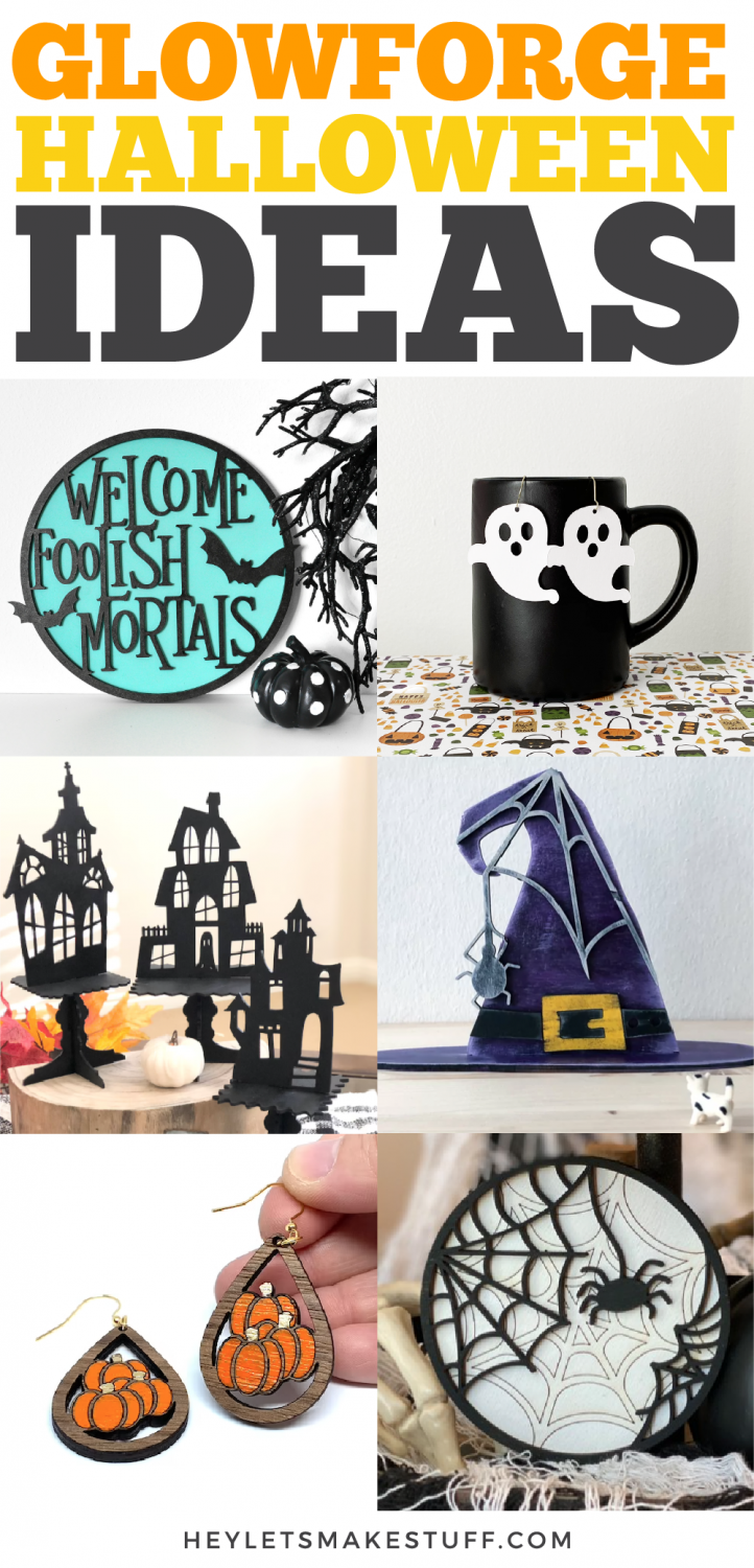 Glowforge Halloween Ideas Pin Image