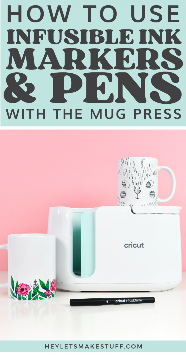Infusible Ink Pens & Markers and the Cricut Mug Press pin image