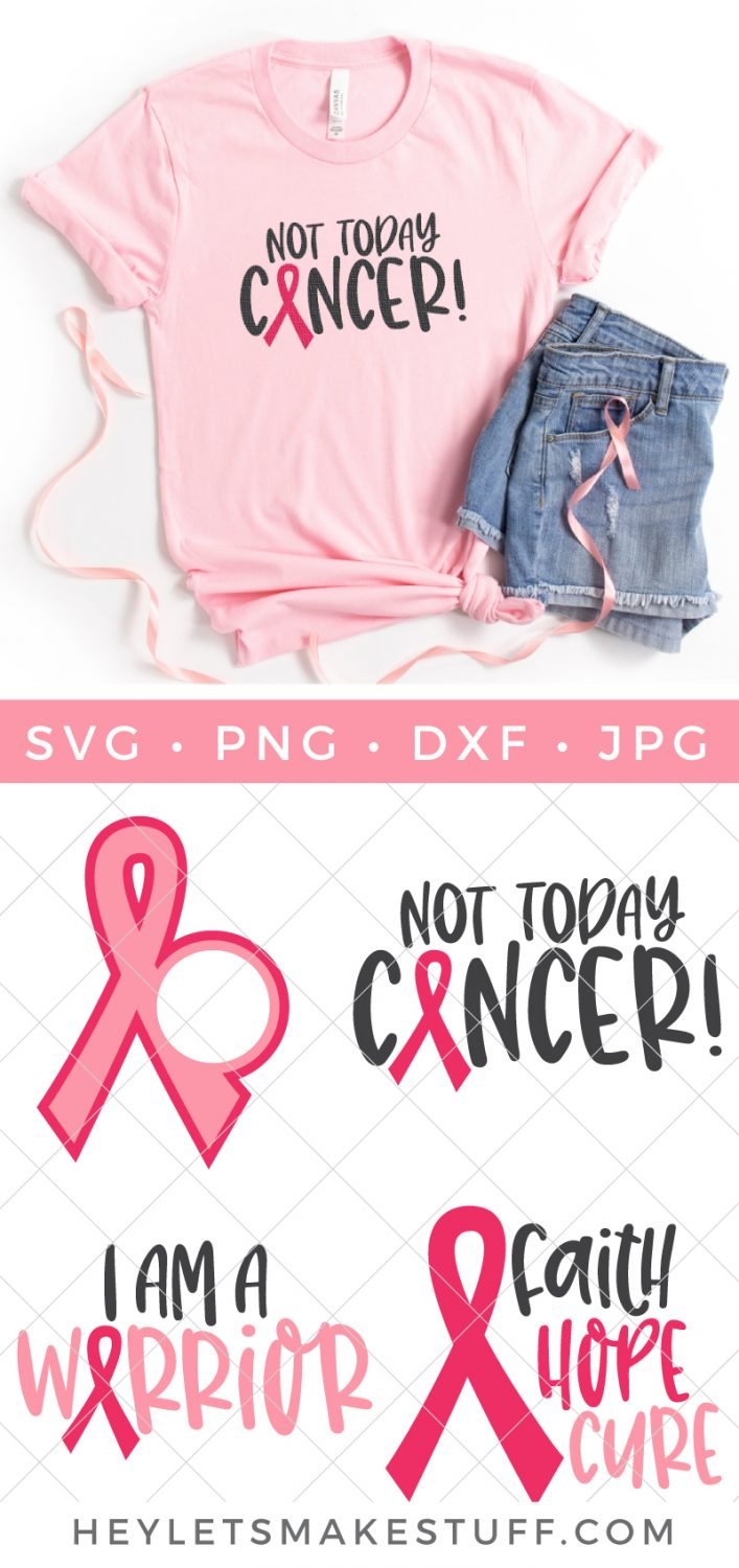 Breast Cancer Awareness SVG bundle pin image