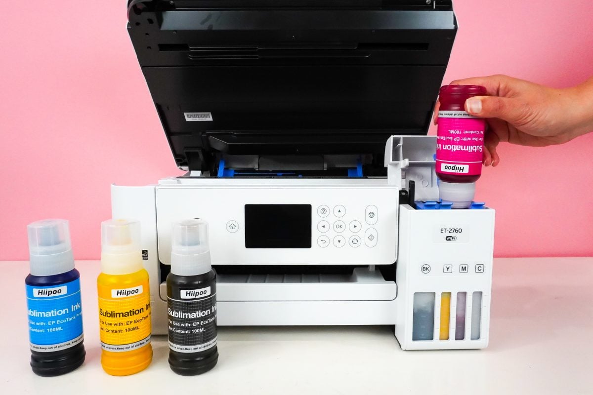 Convert Epson Ecotank 2720 into a Sublimation Printer using the NEW EASY  Syringe FREE Hiipoo Ink. 