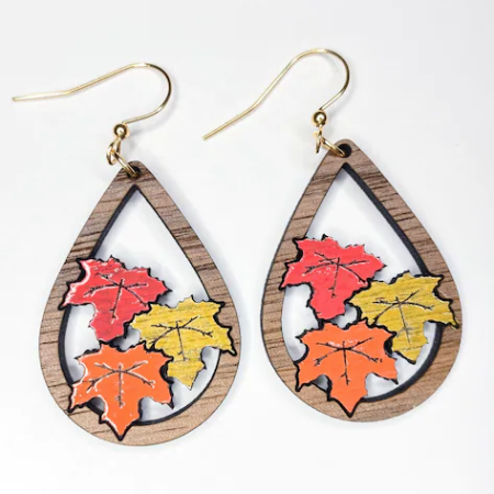 Fall Earrings by Green Fairy Files