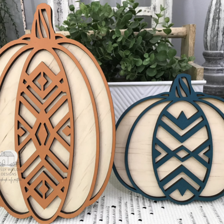 Layered Pumpkin SVG from Bossy Willow Designs