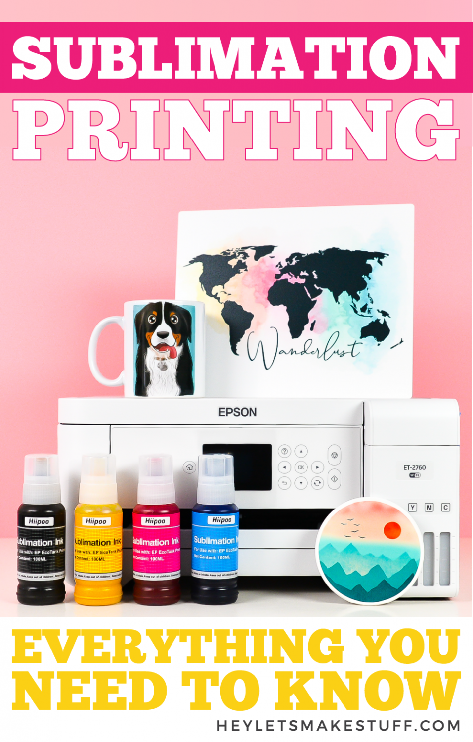 Sublimation for Beginners: Printers, Ink, Paper, and EVERYTHING